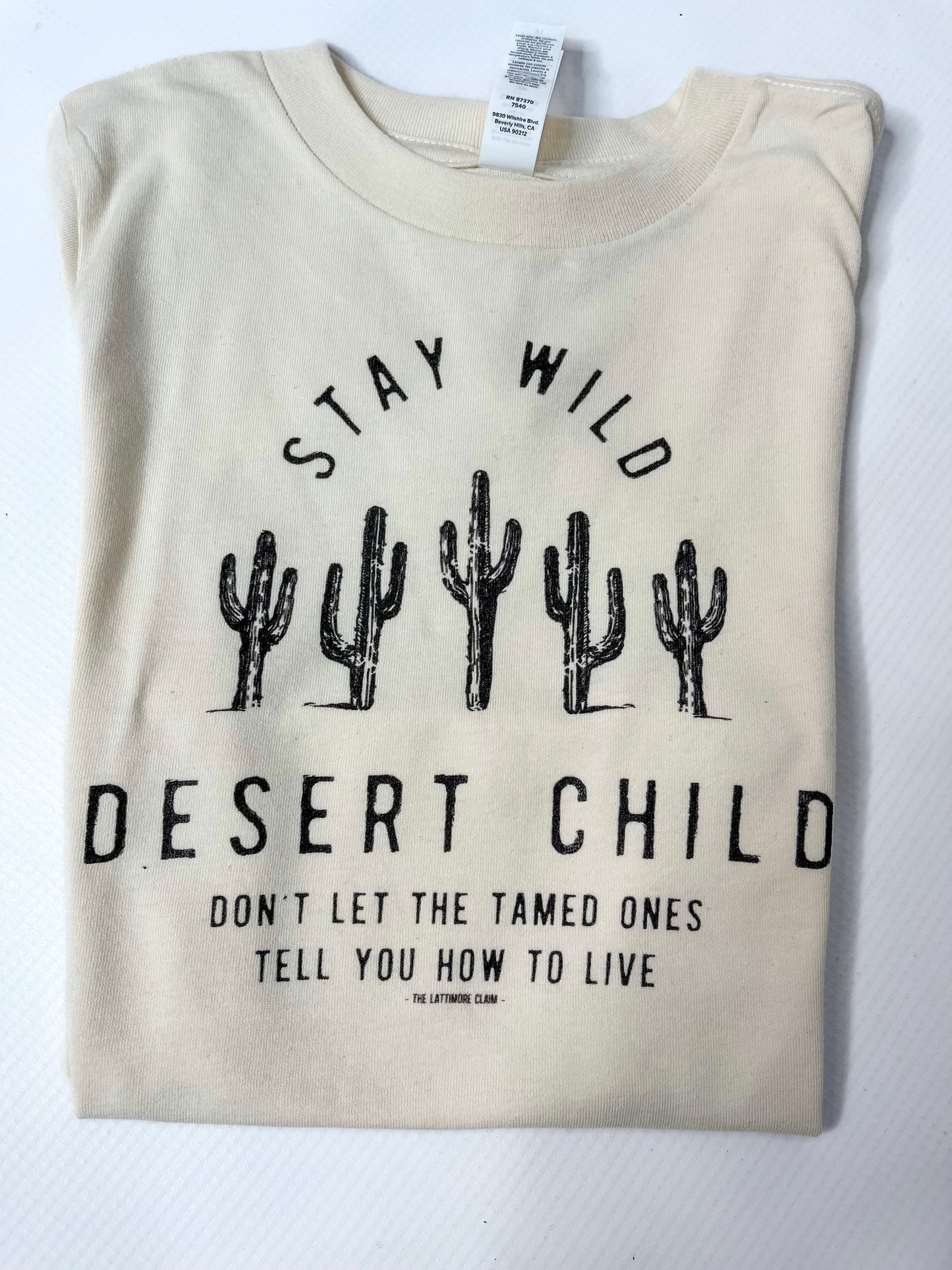 STAY WILD DESERT CHILD KID TEE
